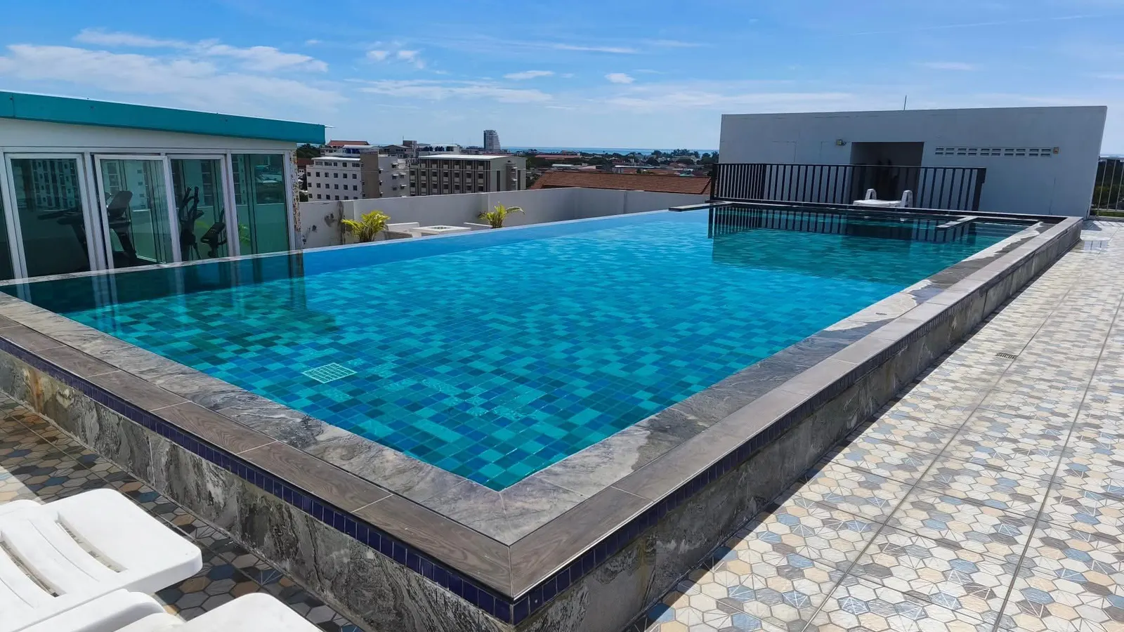 Rooftop pool
